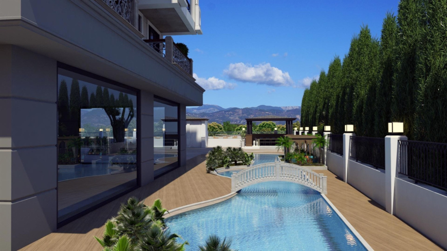 Modern 2+1 Apartment with Panoramic Views and Installment Plan in Alanya