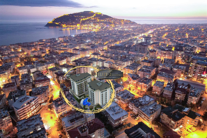 Modern 2+1 Apartment with Panoramic Views and Installment Plan in Alanya