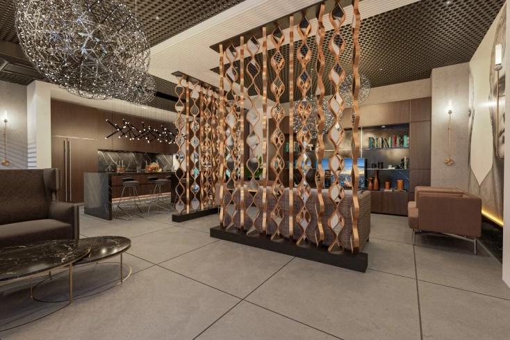 Modern 2+1 Penthouse with Sea and Castle View in Royal Towers, Cleopatra Beach