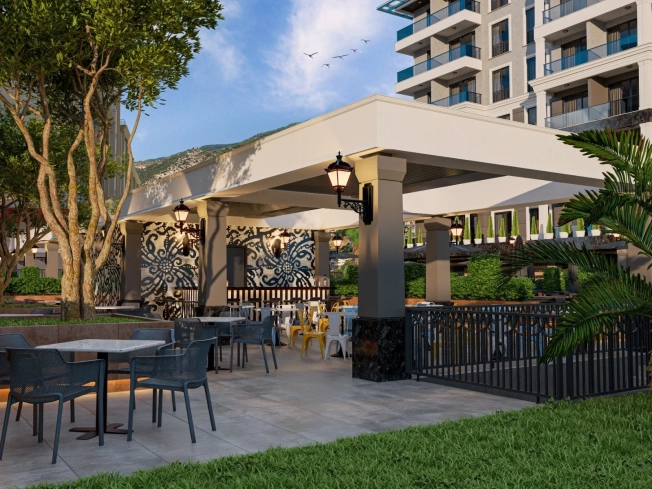 Modern 2+1 Penthouse with Sea and Castle View in Royal Towers, Cleopatra Beach