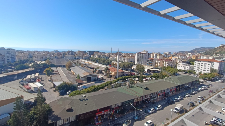 Modern 2+1 Penthouse with Sea and Castle View in Royal Towers, Cleopatra Beach