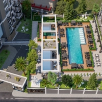 Modern 2+1 Penthouse with Sea and Castle View in Royal Towers, Cleopatra Beach