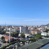 Modern 2+1 Penthouse with Sea and Castle View in Royal Towers, Cleopatra Beach