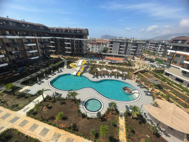 Furnished 2+1 Apartment Near the Sea with Luxury Facilities and 2-Year Installment