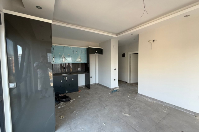 Modern 1+1 Apartment with Sea and Mountain Views in Mahmutlar at a Great Price