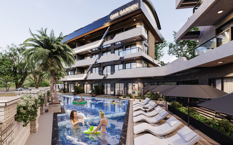 New 2+1 Apartment in Qiwi Garden Residence, Cikcilli — 40-Month Installment Plan