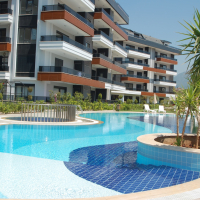 Modern 1+1 Furnished Apartment in Oba – 800 m from the Sea, 5★ Facilities