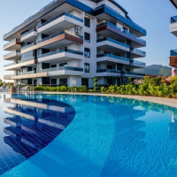 Modern 1+1 Furnished Apartment in Oba – 800 m from the Sea, 5★ Facilities