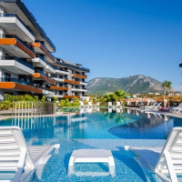 Modern 1+1 Furnished Apartment in Oba – 800 m from the Sea, 5★ Facilities