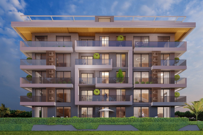 2+1 Apartments, 89 m² in Boutique Residence – 450 m from the Sea, Bosch Appliances, Residence Permit Eligible