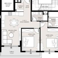 2+1 Apartments, 89 m² in Boutique Residence – 450 m from the Sea, Bosch Appliances, Residence Permit Eligible