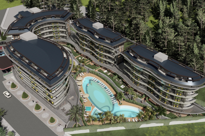 Luxury 1+1  Apartments in Alanya, Oba – 300 m from the Sea, 5⭐ Facilities, Residence Permit Eligible