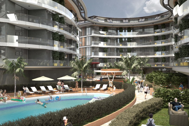 Luxury 1+1  Apartments in Alanya, Oba – 300 m from the Sea, 5⭐ Facilities, Residence Permit Eligible