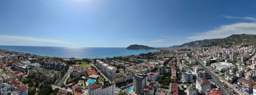 Modern 1+1 in Oba — 600 m to the beach, premium residence, ideal for rental