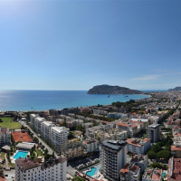 Modern 1+1 in Oba — 600 m to the beach, premium residence, ideal for rental