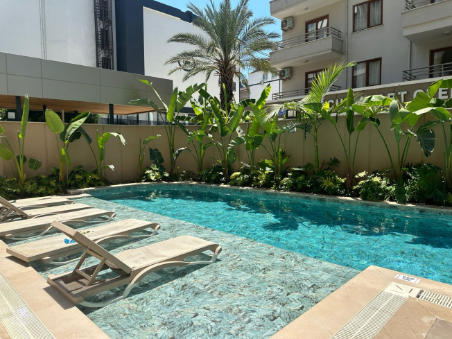 Modern 1+1 Apartment 300 m from the Beach with Premium Facilities — Ready for Rental