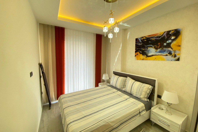 Stylish 1+1 Apartment Near Cleopatra Beach – Fully Furnished & Rental-Ready