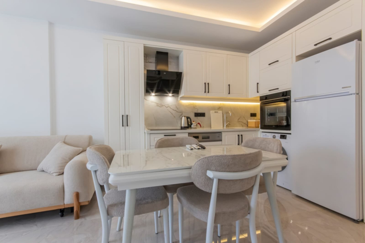 Fully Furnished 1+1 Near the Beach — Eligible for Residence Permit