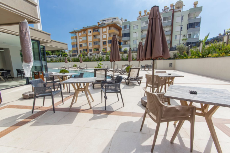 Fully Furnished 1+1 Near the Beach — Eligible for Residence Permit