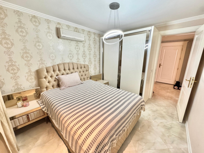 1+1 Apartment on the First Coastline in Oba — 50 m to Sandy Beach, Great Price