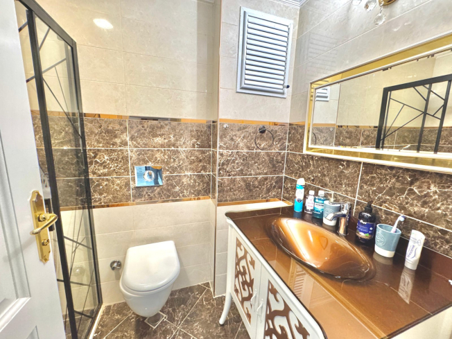 1+1 Apartment on the First Coastline in Oba — 50 m to Sandy Beach, Great Price