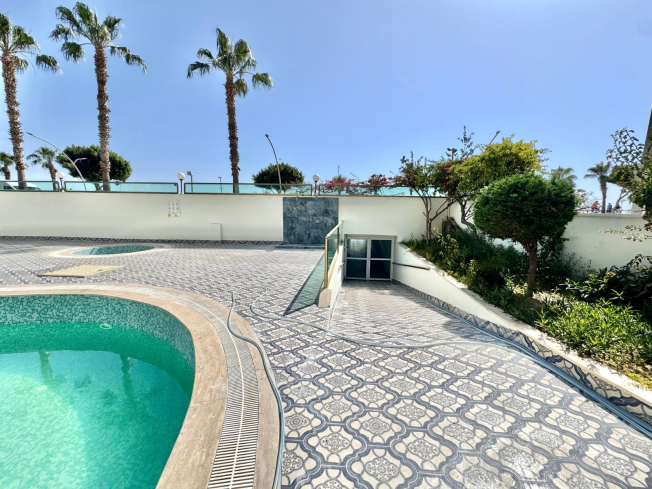 1+1 Apartment on the First Coastline in Oba — 50 m to Sandy Beach, Great Price