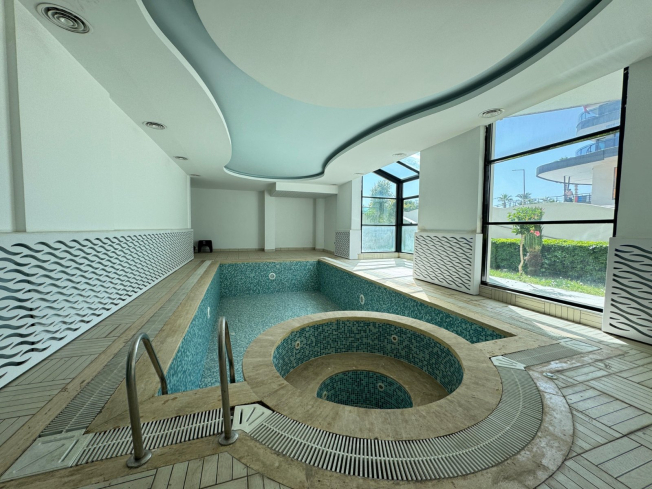 1+1 Apartment on the First Coastline in Oba — 50 m to Sandy Beach, Great Price