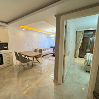 1+1 Apartment on the First Coastline in Oba — 50 m to Sandy Beach, Great Price