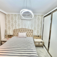 1+1 Apartment on the First Coastline in Oba — 50 m to Sandy Beach, Great Price