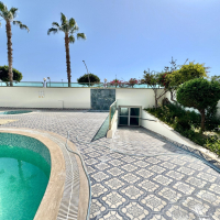 1+1 Apartment on the First Coastline in Oba — 50 m to Sandy Beach, Great Price