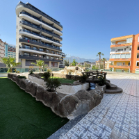 1+1 Apartment on the First Coastline in Oba — 50 m to Sandy Beach, Great Price