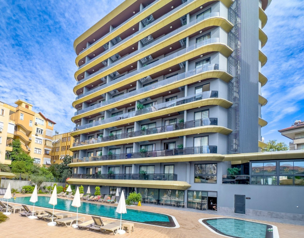 Modern furnished 1+1 apartment in the Cleopatra area — ideal for living & rental