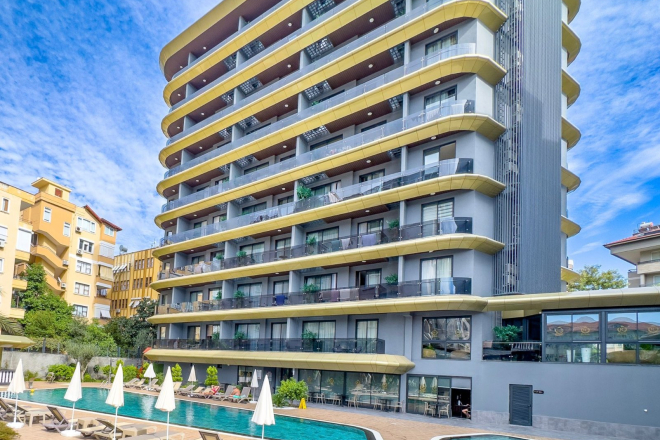 Modern furnished 1+1 apartment in the Cleopatra area — ideal for living & rental