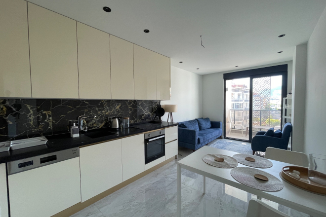 Furnished 1+1 near the beach in Oba — ideal for living and rental