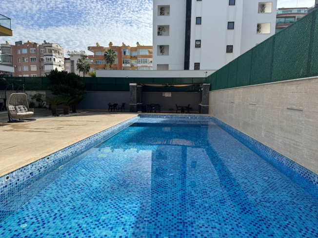 Modern Fully Furnished 1+1 Apartment Just 100 m from the Sea in Oba