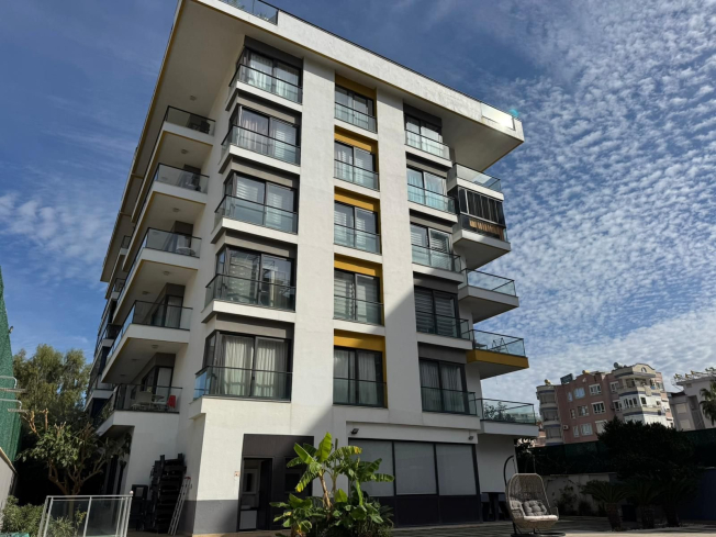 Modern Fully Furnished 1+1 Apartment Just 100 m from the Sea in Oba