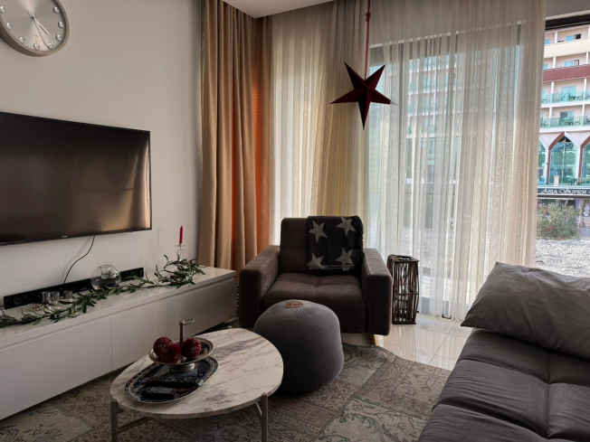 Modern Fully Furnished 1+1 Apartment Just 100 m from the Sea in Oba