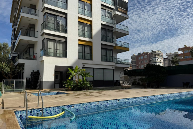 Modern Fully Furnished 1+1 Apartment Just 100 m from the Sea in Oba