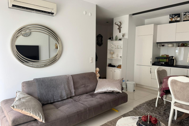 Modern Fully Furnished 1+1 Apartment Just 100 m from the Sea in Oba