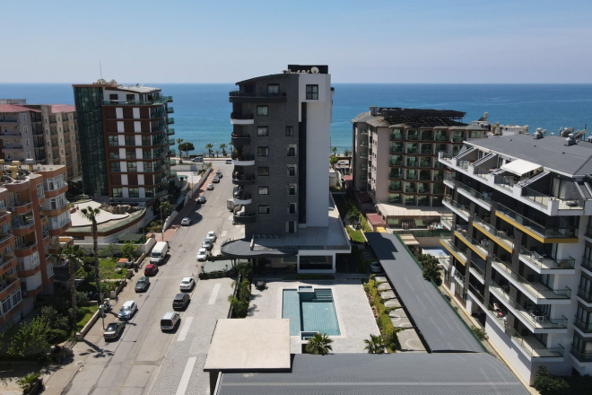 2+1 Seafront Apartment in Oba — Citizenship Approved