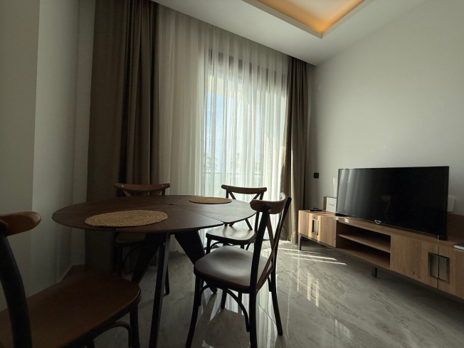 Modern 1+1 Apartment Near the Beach in Demirtas