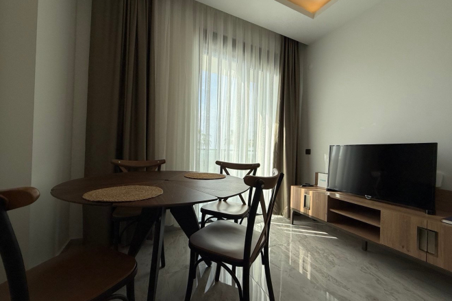 Modern 1+1 Apartment Near the Beach in Demirtas