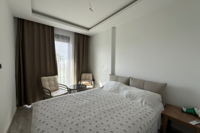 Modern 1+1 Apartment Near the Beach in Demirtas