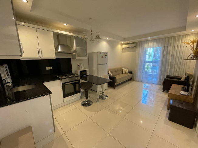 кFurnished 1+1 Apartment near Cleopatra Beach — 300 m from the sea