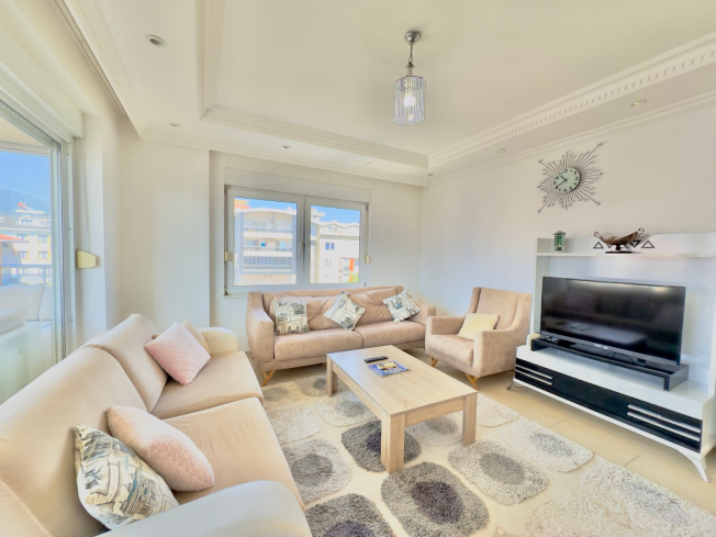 Bright and Spacious 2+1 Apartment in Tosmur Just 500 m from the Sea