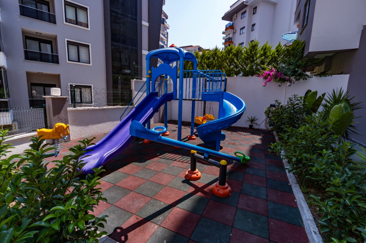 Modern 1+1 Apartment Near the Sea with Full Facilities in Mahmutlar