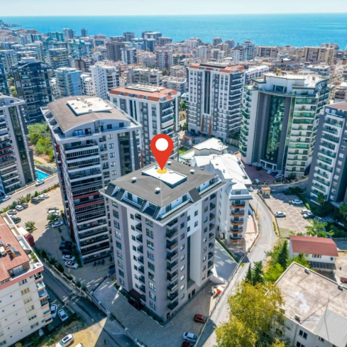 Modern 1+1 Apartment Near the Sea with Full Facilities in Mahmutlar