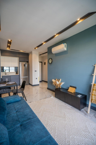 Furnished 1+1 Apartment with Rich Facilities — 600 m to the Sea, Mahmutlar