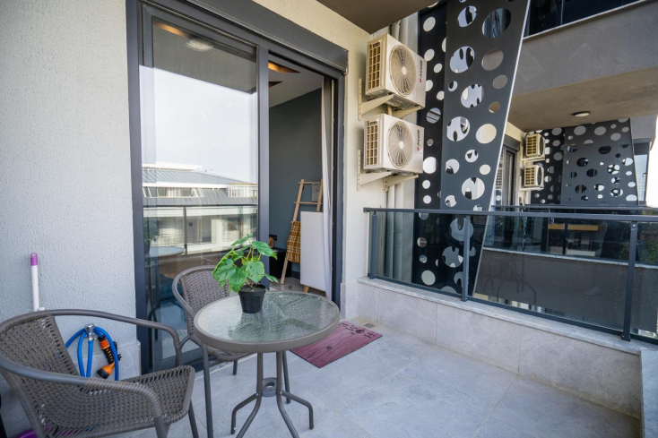 Furnished 1+1 Apartment with Rich Facilities — 600 m to the Sea, Mahmutlar