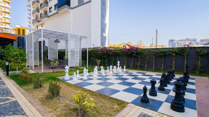 Furnished 1+1 Apartment with Rich Facilities — 600 m to the Sea, Mahmutlar